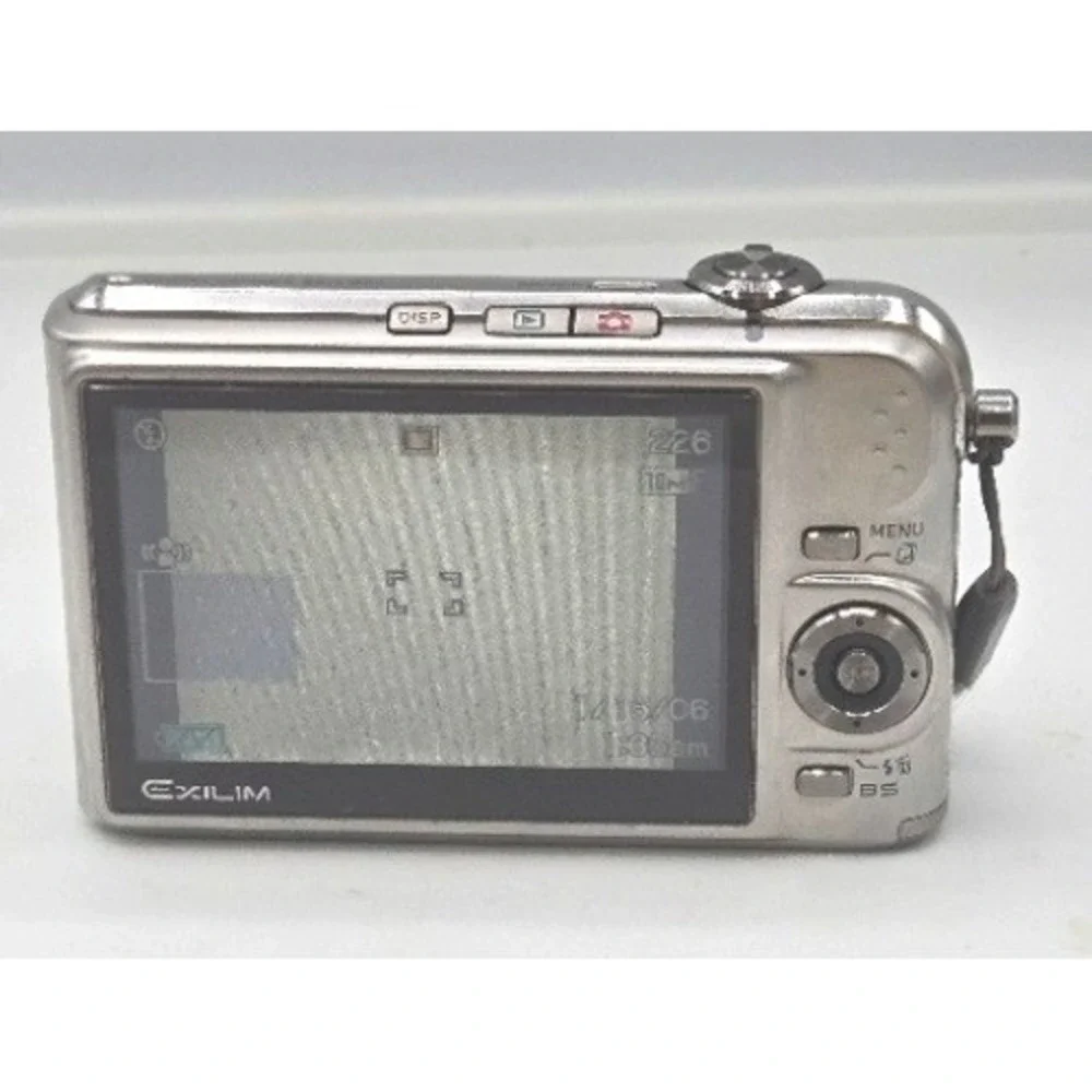 Casio Exilim EX-Z1000 Silver 10.1MP Digital Camera Bundle Tested & Working
